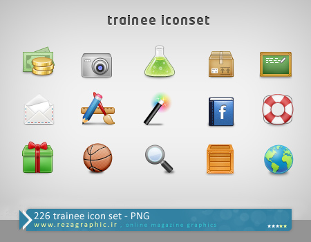 226 آیکون وب - Trainee icons | رضاگرافیک
